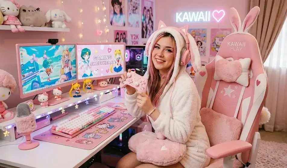 Pembe Estetiği (Kawaii, Y2K) İçin Oyuncu Koltuğu Seçimi