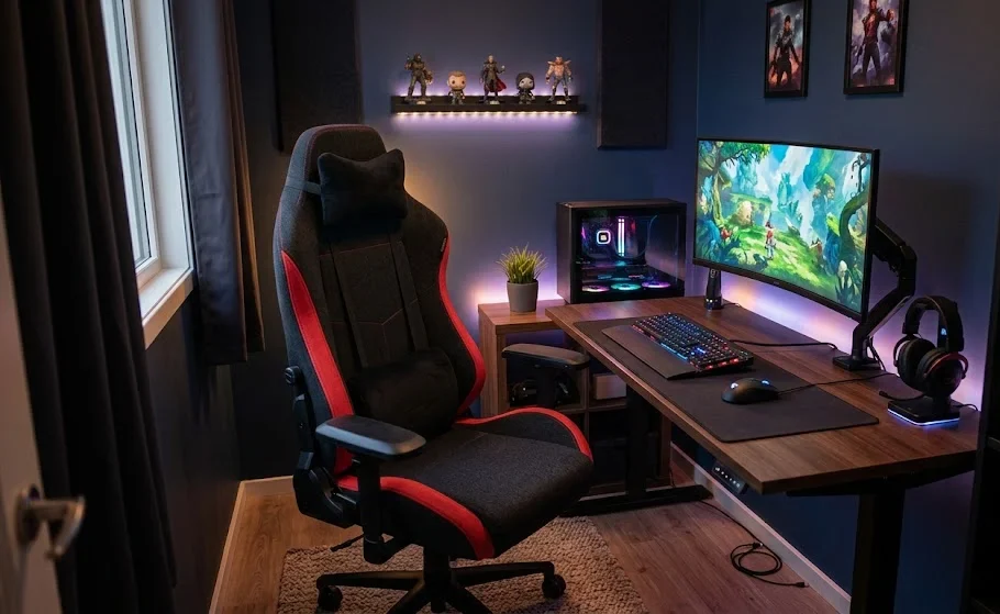 Küçük Oda İçin Oyuncu Koltuğu ve Setup Fikirleri